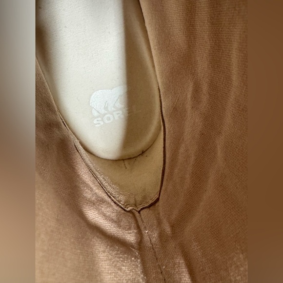 Sorel Joan Of Arctic Wedge lll Lexie 9.5 Boots Natural Tan Waterproof Bootie - Picture 10 of 12